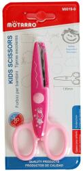 Motarro Gyerek cikk-cakk olló rózsaszín 13, 5 cm