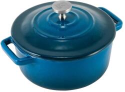 Carl Schmidt Sohn XANTEN, kiváló minőségű zománcozott öntöttvasból mini sütőtál 13 x 8 cm, kék, 0, 25L (76023)