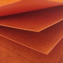 Tourch Csillámos Narancs Dekorgumi 60x40-es 2mm