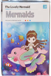  Gyerek kifestő könyv egyedi festéklappal és ecsettel - Hableányok