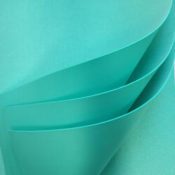 Tourch Csillámos Világos Türkizkék Dekorgumi 60x40-es 2mm