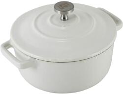 Carl Schmidt Sohn XANTEN, kiváló minőségű zománcozott öntöttvasból mini sütőtál 13 x 8 cm, fehér, 0, 25L (76009)