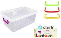 Enger szögletes műanyag tároló doboz füllel, 12L (6421937000125)