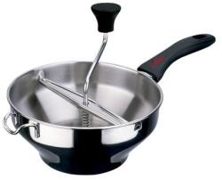 Inoxibar rozsdamentes zöldség/halpasszírozó, 20 x 8, 5 cm, műanyag nyéllel, fényes, fix betéttel (52200)