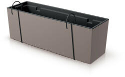 Prosperplast Urbi Case W Erkélyes Virágláda Mokka 58 cm, 5db-os csomag (DUC600W-7529U)