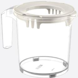 Dünya Plastik műanyag mixeres kancsó tetővel 160 ML, fehér (10201-fehér)