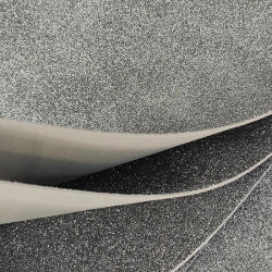 Tourch Csillámos Sötét Ezüst Dekorgumi 60x40-es 2mm