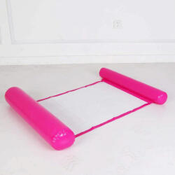  Vízen lebegő függőágy, hálós matrac 4 az 1 -ben 125 x 70 cm rózsaszín csíkos