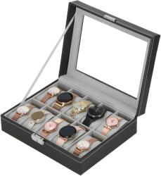 Springos Óratartó doboz - fekete (HA1056)