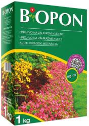  VIRÁG MŰTRÁGYA 1KG - BIOPON granulátum 25 m2-re elegendő többkomponensű professzionális ásványi tápanyag virágokhoz - B1176 (B1176 - B1176)
