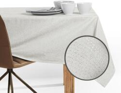 DecoKing Asztalterítő Sparkle krémű metálfényes modern 120x220 DecoKing