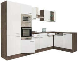 Leziter Yorki 340 sarok konyhabútor sütős és mikrohullámű sütős kivitelben - pepita - 338 660 Ft