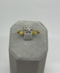  Arany gyémánt gyűrű - pepita - 384 990 Ft