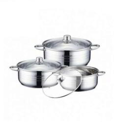 Bachmayer BM-3023 Edénykészlet - 6 részes, Inox