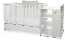 Lorelli Multi kombi ágy 190x72 - White Milky Green
