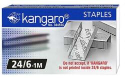 KANGARO Tűzőkapocs 24/6 - 1000 db - pepita - 241 Ft
