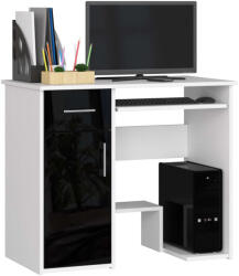 AKORD Jay Fehér / Fekete Fényes Íróasztal (IP0PJAYCZARPOL)