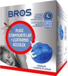BROS Elektromos szúnyogirtó készülék + 10 db lapka / 12 db/karton (B010 - B010)