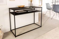 Invicta DURA Konzolasztal - Fém - Fekete - 120cm (IN-41581)