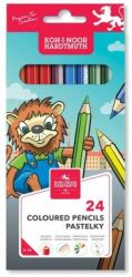 KOH-I-NOOR Creioane colorate Leu 24 culori/set Koh-I-Noor K3554-24L (K3554-24L)