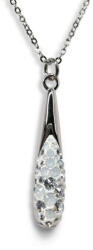 Swarovski Kristályos Ezüst Nyaklánc - Csepp Medál