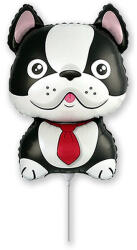 Lufi, fólia, miniforma, bulldog, fekete