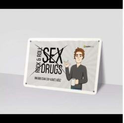  Fémtábla Rock & - 039; n& - 039; Roll