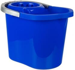  Galeata Gospodina, ovala din plastic, cu storcator detasabil, 13L, albastru 37127ALBS