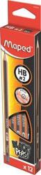 Maped Grafitceruza, HB, háromszögletű, MAPED " Black`Peps" (TS334TB13)