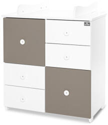 Lorelli Cupboard pelenkázó komód - White & amp; String ÚJ