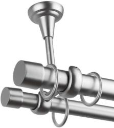  Fém Galéria Rúd - Dupla - 360 cm - Ezüst