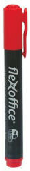 FlexOffice Alkoholos marker, 1, 5 mm, kúpos, FLEXOFFICE " PM03" , piros (FO-PM03RED)