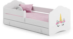 Kobi Hullám gyerekágy 140x70 fiókkal - Egyszarvú szarva