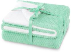  Takaró SHLEEPY mentazöld dombornyomott 130x180
