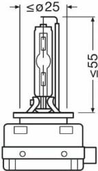 OSRAM XENON IZZÓ 85V D1S XENARC COOL BLUE INTENSE NextGen OSRAM (83056)