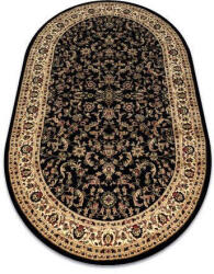 Royal Kab. Royal szőnyeg ovális adr 1745 fekete 100x180 cm
