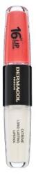 Dermacol 16H Lip Colour Extreme Long-Lasting Lipstick ruj si luciu de buze cu persistenta indelungata 2 in 1 No. 37 8 ml