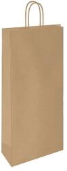  Papírtáska - Italhordozó - 2 Palackos - 39x18x8cm