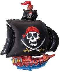  Fólia lufi, mini forma, kalózhajó