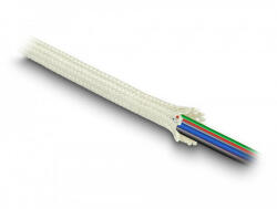 Delock Fonott öv nomex szálakból 2 m x 25 mm fehér (20895)