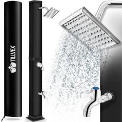  Kerti szolár zuhany 40 literes tartállyal - fekete színben (975-001)