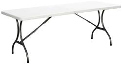 ModernHOME bankett kerti összecsukható Asztal 240x70cm - Fehér (ZK-240)