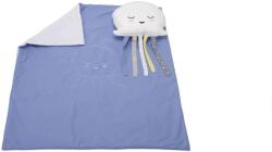 Somnart 100 × 110 cm-es hímzett babahordozó készlet + Blue Jellyfish párna