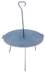 Artool Grillkorong, öntöttvas, lábakkal és akasztóval, 52 cm, Premium