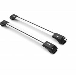  2 darabos UNIVERSAL fixpontos keresztirányú tetőcsomagtartó készlet, Wingbar, 90 CM hosszú, ezüst színű
