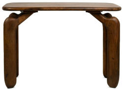  MaMaison Orizon Mangófa Konzolasztal Barna Íves Lábakkal (KHM-MM001501100343)