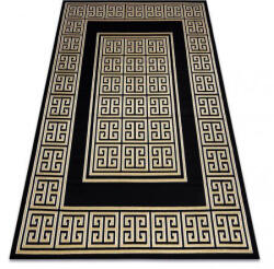 Gloss Elegáns Görög Szőnyeg - Fekete/Arany - 120x170 cm