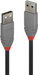 Lindy Кабел LINDY LNY-36690, от USB A(м) към USB A(м), 0.2m (LNY-36690)