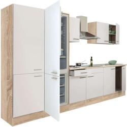 Leziter Yorki Konyhabútor - Sonoma Tölgy/Fehér - 300cm (L330STFH-PSZ-AF)