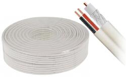 Safer Cablu coaxial CUPRU INTEGRAL RG6 + 2X0, 75 alimentare 100M Safer, TW100S (TW100S)